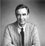 Fred Rogers The Host Of The Children's Television Series Mr Rogers' Neig